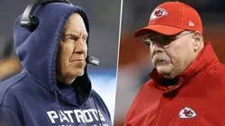Bill Belichick y Andy Reid (Getty Images)