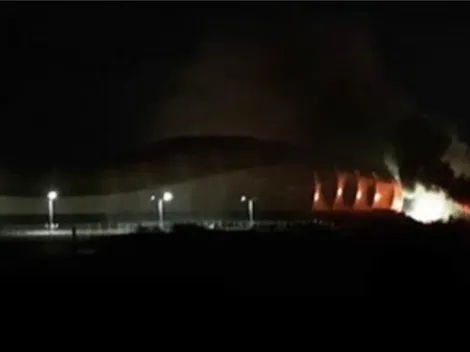 Incendio en las inmediaciones del estadio de Mazatlán FC