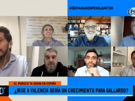 Vignolo bancó al Muñeco y lo comparó con el DT del Barcelona: "Gallardo no es menos que Setién"