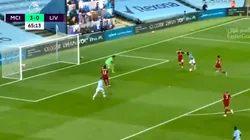 Oxlade-Chamberlain, en contra, puso el 4 a 0 para el Manchester City (Foto: Captura)