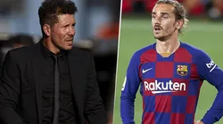Simeone habló sobre los pocos minutos de Griezmann ante Atlético Madrid (Fotos: Getty)