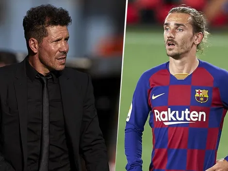 Simeone volvió a hablar sobre el cambio sobre el final de Antoine Griezmann