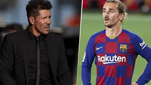 Simeone habló sobre los pocos minutos de Griezmann ante Atlético Madrid (Fotos: Getty)