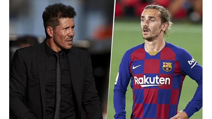Simeone habló sobre los pocos minutos de Griezmann ante Atlético Madrid (Fotos: Getty)
