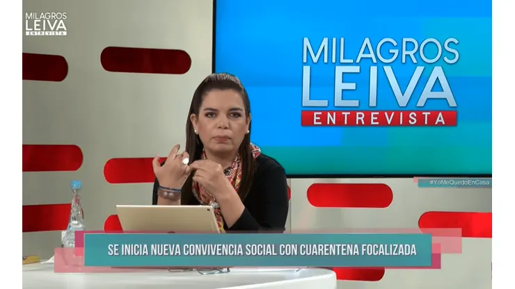 Milagros Leiva trabaja en Willax TV.