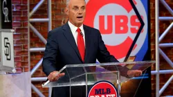 Rob Manfred en el Draft 2020 de la MLB (Getty)
