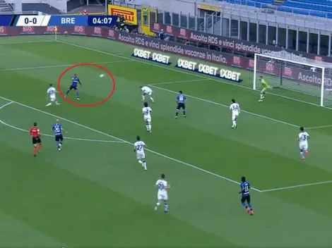 Delicia: Young la agarró de volea y metió un golazo para el Inter