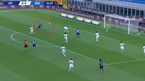 Delicia: Young la agarró de volea y metió un golazo para el Inter