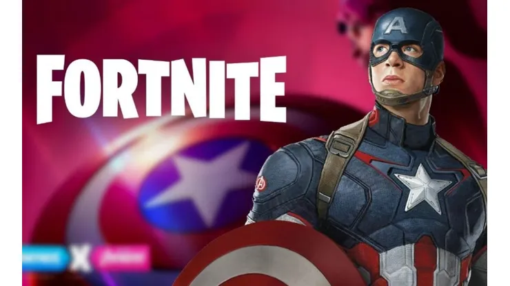 Reportan que la skin del Capitán América llegará pronto a Fortnite