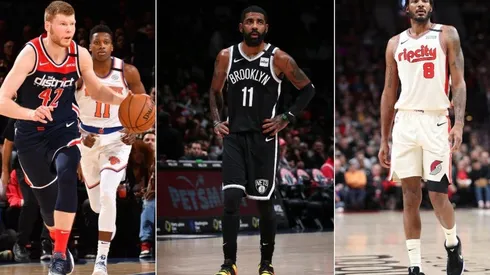 Bertans, Irving y Ariza (Getty)