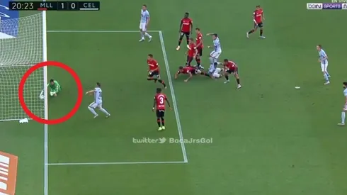 La jugada de la polémica en la que participó Jeison Murillo.