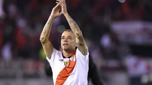 D'Alessandro durante su último paso por River.