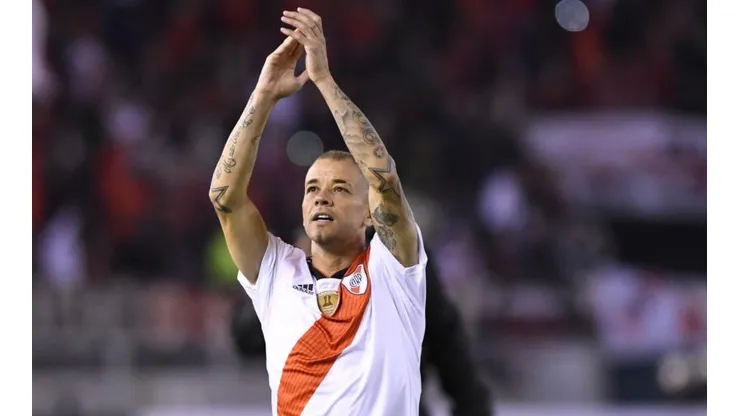 D'Alessandro durante su último paso por River.