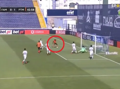 ¡Era más fácil hacerlo que errarlo! Increíble situación fallada en Portugal