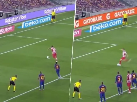 Diego Costa erró el penal pero se repitió y Saúl la embocó en la segunda chance