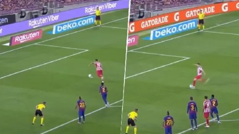 Los dos penales de Atlético de Madrid.