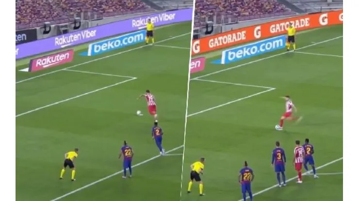 Los dos penales de Atlético de Madrid.