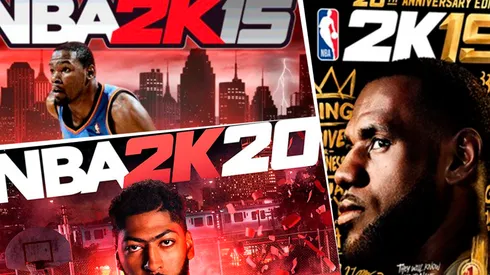 Kevin Durant, Anthony Davis y LeBron James (Getty Images)