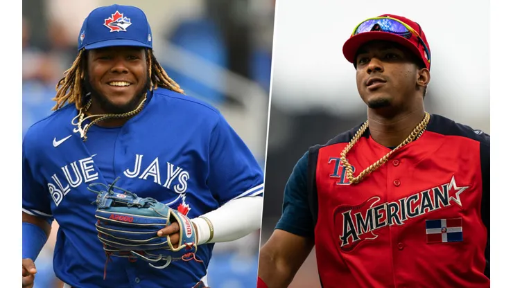 Vladimir Guerrero Jr. y Wander Franco (Getty Images)