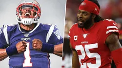 Cam Newton y Richard Sherman (@ESPN - Getty Images)