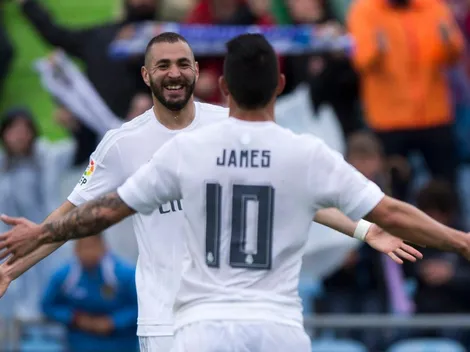 Benzema no pudo con la foto de James y le clavó un comentario en Instagram