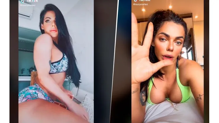 Suzy Cortéz la rompe en Tik Tok.
