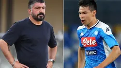 ¿Cambia de parecer? El elogio de Gattuso a Lozano