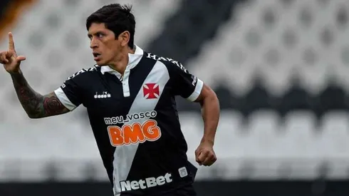 La celebración de Germán Cano.