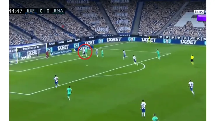 Casemiro estampó el primero del partido vs. Espanyol (Foto: Captura)