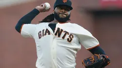 Johnny Cueto, lanzador de los Giants (Getty Images)