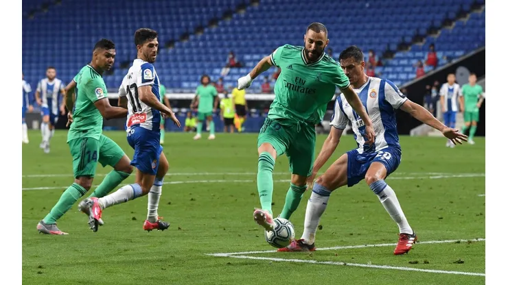 Casemiro, gracias a una asistencia magistral de Benzema, marcó el único gol del partido (Foto: Getty)