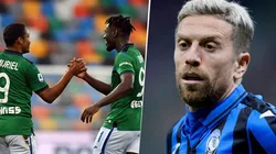 Luis Fernando Muriel, Duván Zapata y Alejandro Gómez.