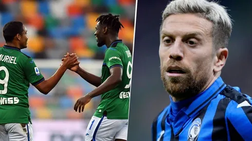 Luis Fernando Muriel, Duván Zapata y Alejandro Gómez.