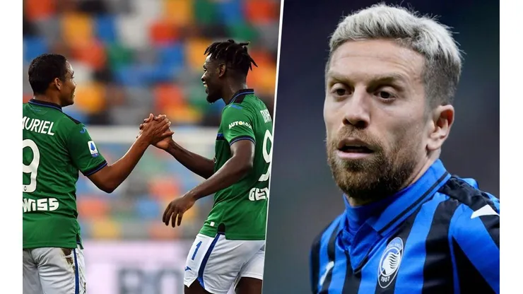 Luis Fernando Muriel, Duván Zapata y Alejandro Gómez.