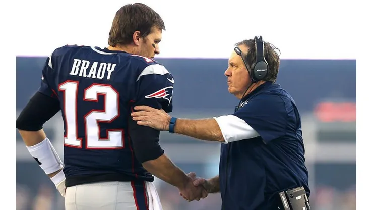 Tom Brady y Bill Belichick (Getty Images)