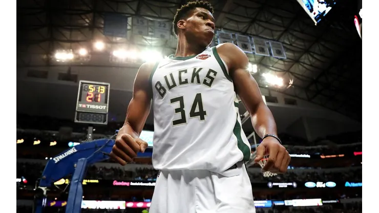 Giannis Antetokounmpo, jugador de Milwaukee Bucks (Getty)
