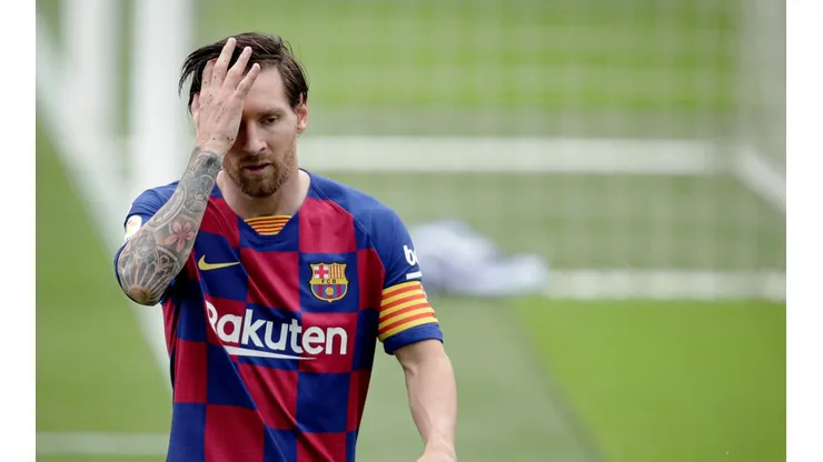 Messi no lo puede creer...