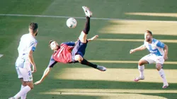 El momento justo de la chilena de Enric Gallego.