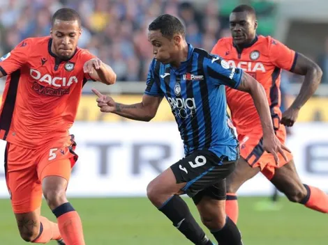 Qué canal transmite Udinese vs. Atalanta por la Serie A