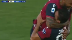 El festejo de gol del artillero argentino.