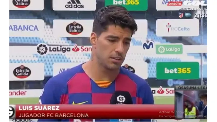 A Suárez le preguntaron por la mala racha: "Para eso están los entrenadores"