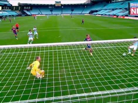Barcelona no lo perdió de milagro: esta jugada no terminó en gol