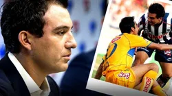 Luis Pérez reveló qué se dijeron con Walter Gaitán en la histórica imagen del Clásico Regio 77