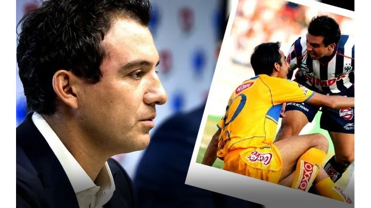 Luis Pérez reveló qué se dijeron con Walter Gaitán en la histórica imagen del Clásico Regio 77