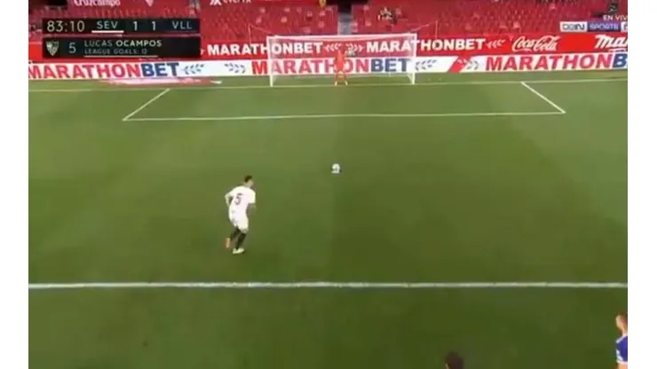 El penal ejecutado por Lucas Ocampos.