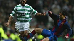 Gerard López durante un partido de Barcelona.