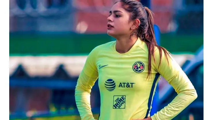 Jana Gutiérrez del América confesó haber sido discriminada en sus inicios en el futbol. Foto: @jana_gtzz_c