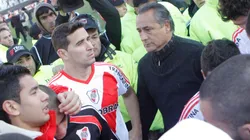 Foto de los jugadores de River esta tarde de junio.