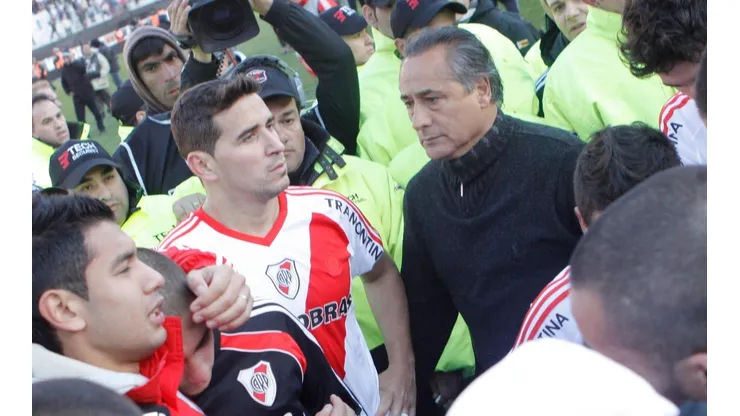 Foto de los jugadores de River esta tarde de junio.