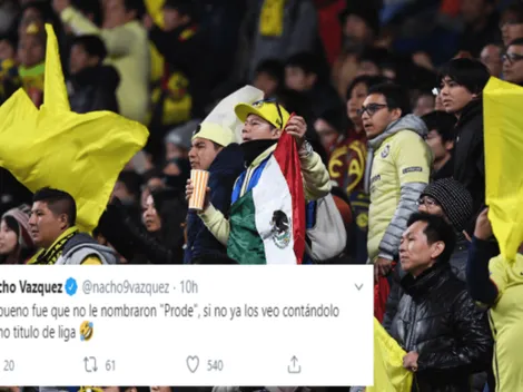 Nacho Vázquez trolleó al América con el Prode 85